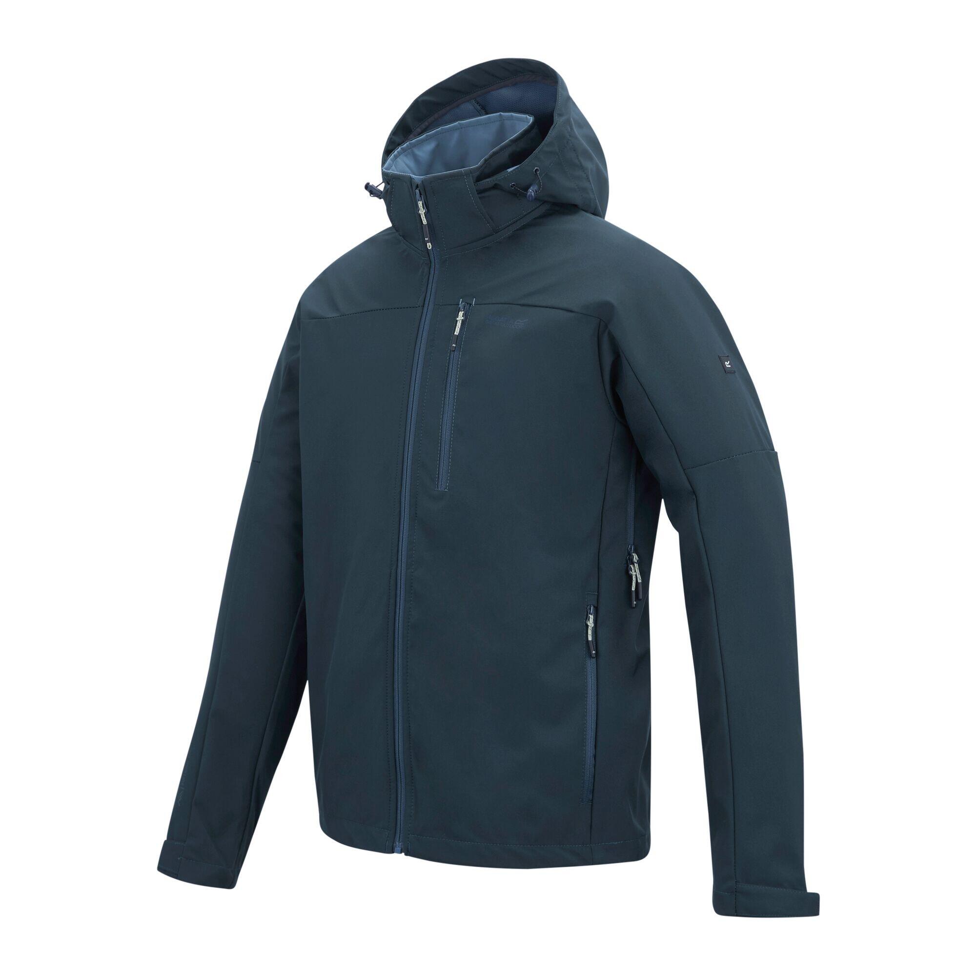 Giacca Soft Shell Impermeabile Uomo Regatta Arana Cielo Notturno 3/5