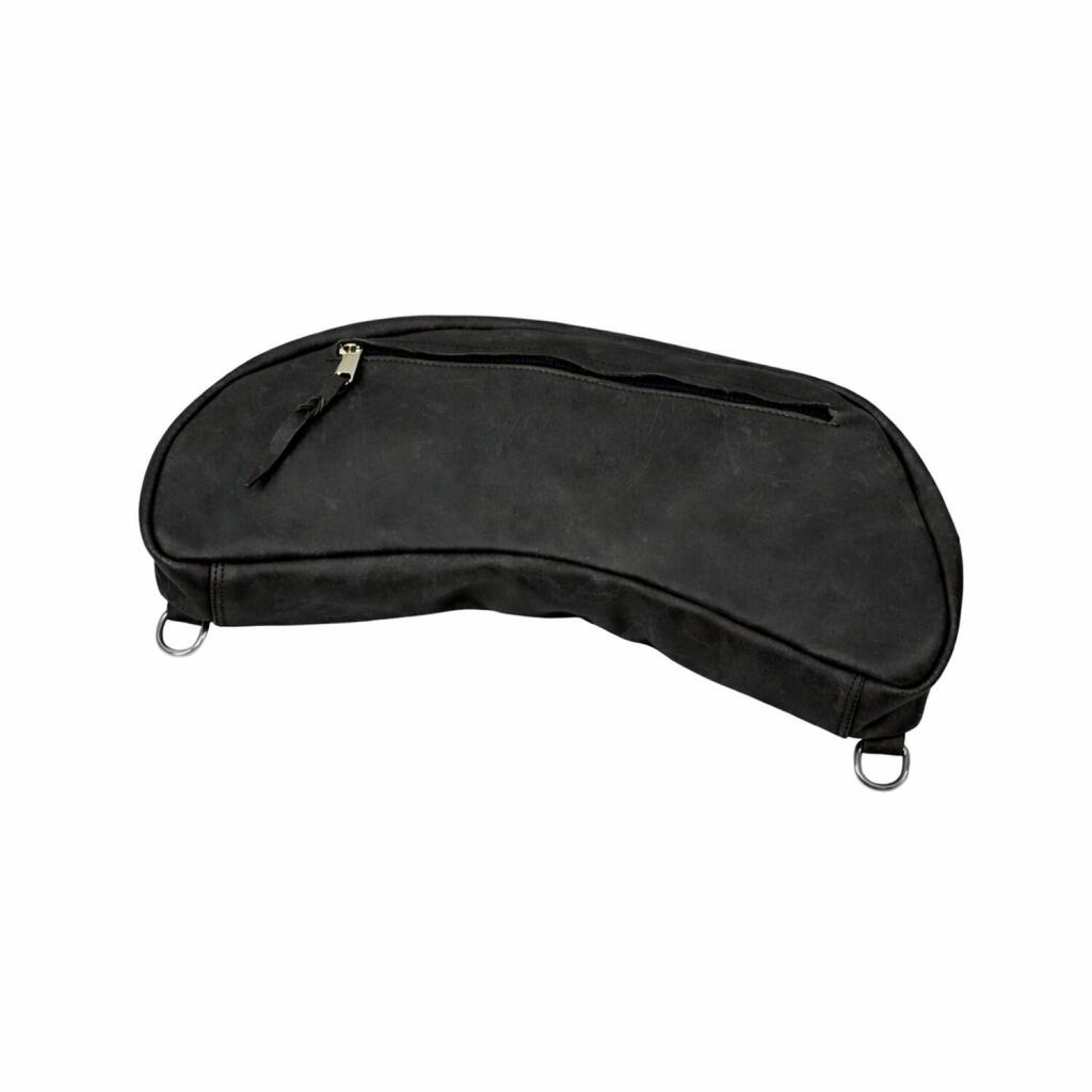 Rear banana saddlebag oiled leather
