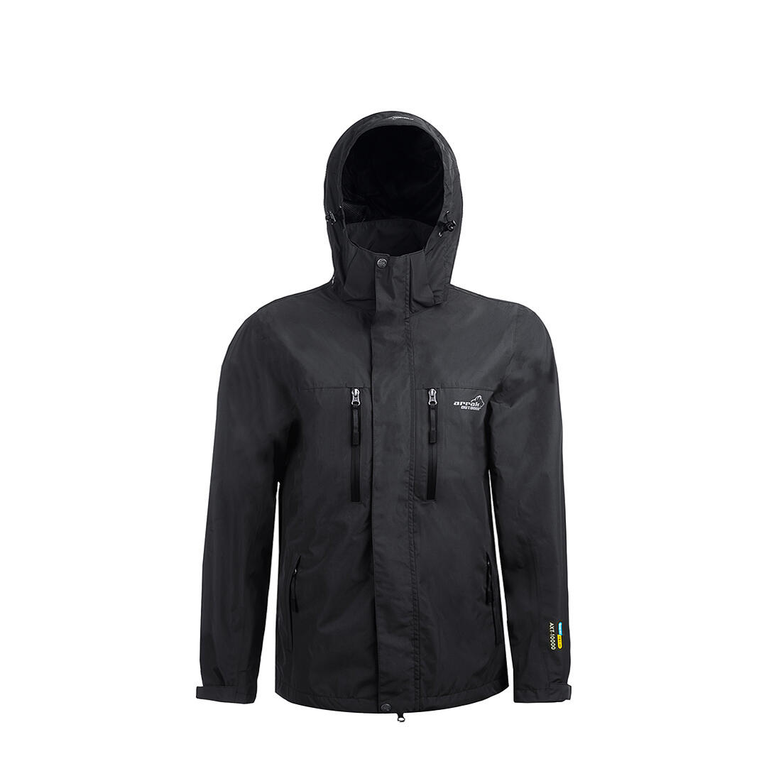 Veste de pluie pour homme noire 2/6