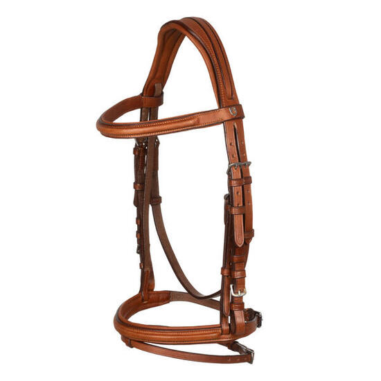 Testiera da salto in cuoio