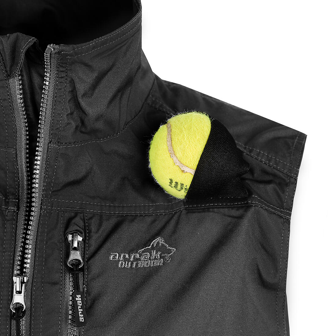 Gilet de compétition pour homme noir 4/7