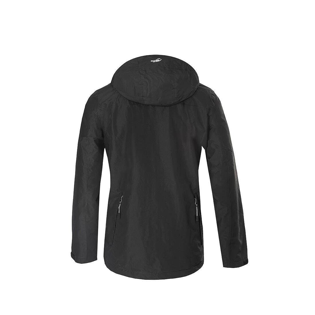 Veste de pluie pour femme noire 3/5