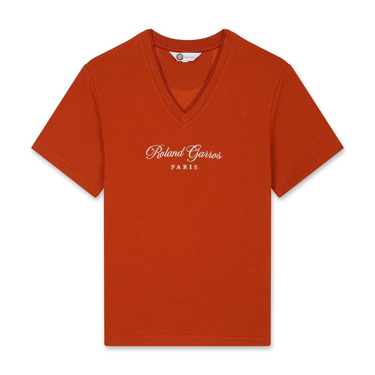 T-shirt Heritage col v femme Roland-Garros - Terre battue 5/5