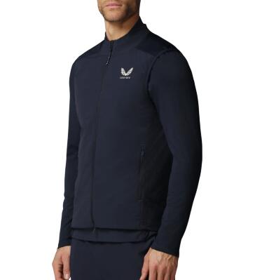 Colete Castore LVS Hybrid, Colete de golfe para homem, azul-marinho 2/6