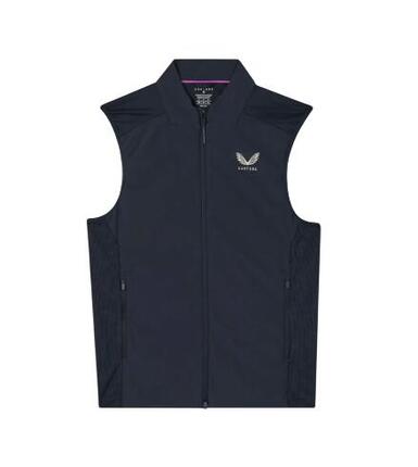Gilet de golf Castore LVS Hybrid pour homme, bleu marine