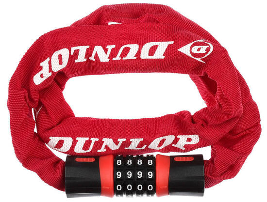 Zapięcie do roweru łańcuch blokada rowerowa na szyfr DUNLOP