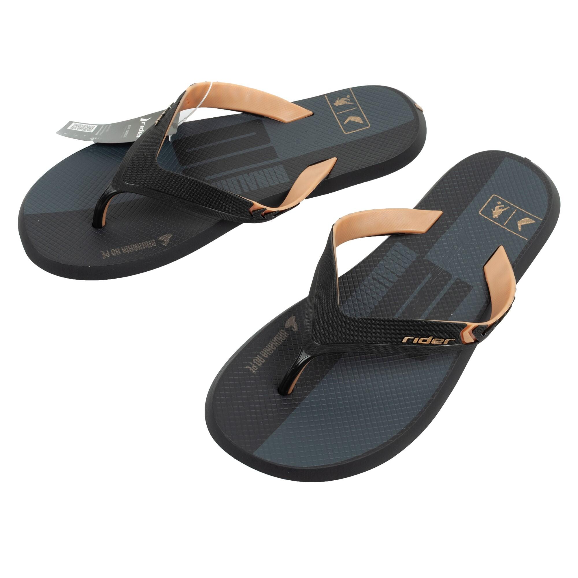 Rider Kids Smash Teenslippers Zwart Oranje