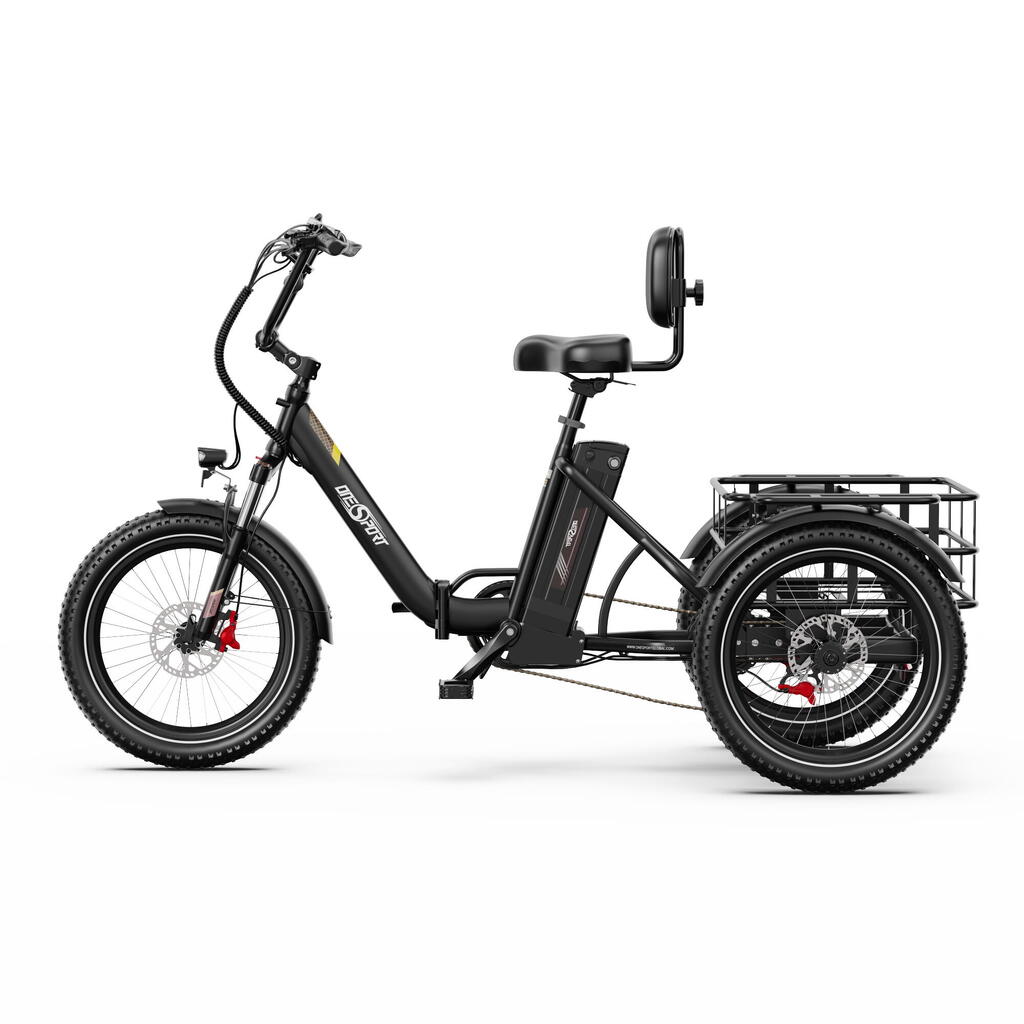 Електрическа триколка за възрастни OT30 PRO: гуми 20" × 3,0".