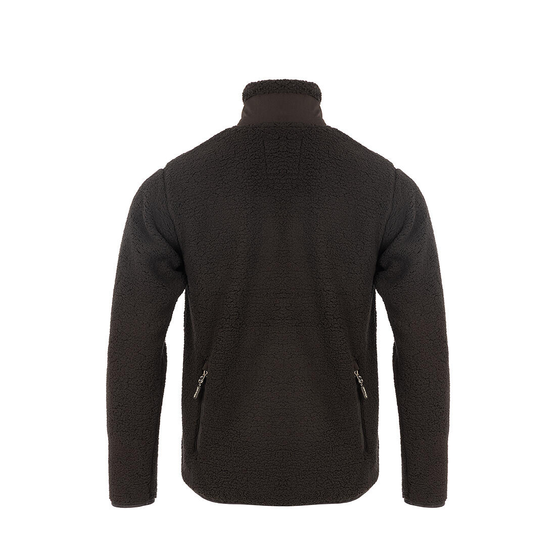 Sherpa Fleecejacke Herren Schwarz 3/6