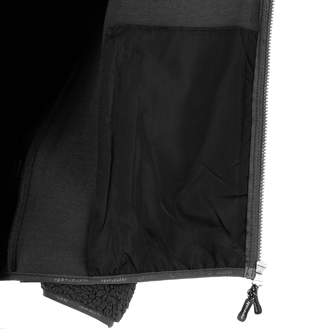 Sherpa Fleecejacke Herren Schwarz 6/6