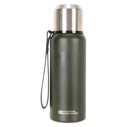 Thermosflasche, Matt, Doppelwandig, 500ml Damen und Herren Khakigrün