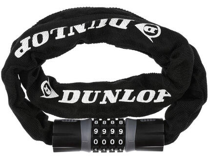 Zapięcie do roweru łańcuch blokada rowerowa na szyfr DUNLOP