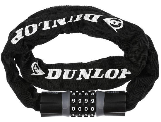 Zapięcie do roweru łańcuch blokada rowerowa na szyfr DUNLOP