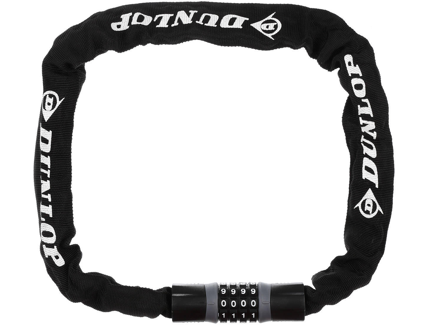 Zapięcie do roweru łańcuch blokada rowerowa na szyfr DUNLOP 2/4