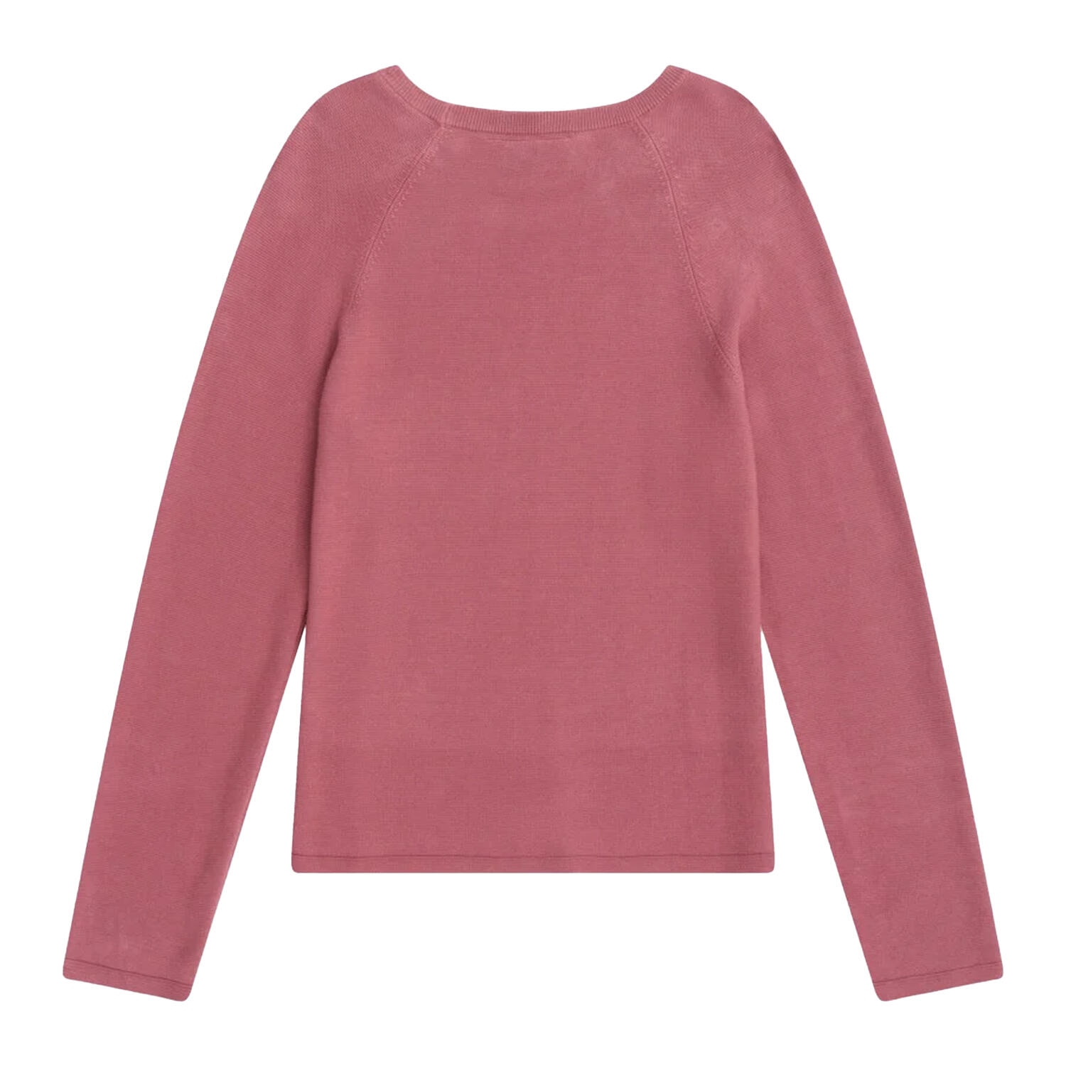 Womens/Ladies Textured Cotton Jumper (Pink) 2/4