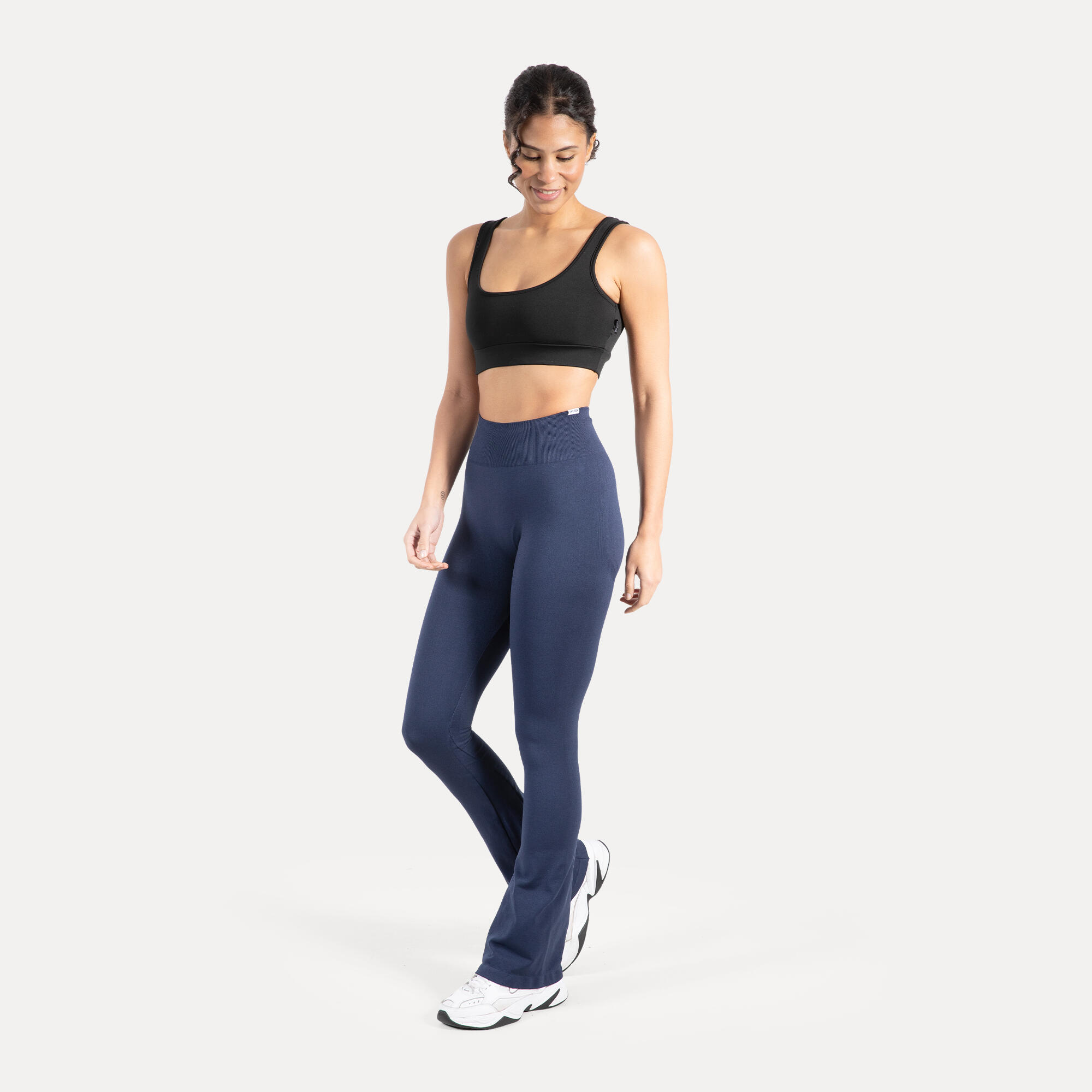 Damen Leggings Aylin Scrunch Dunkelblau 3/7