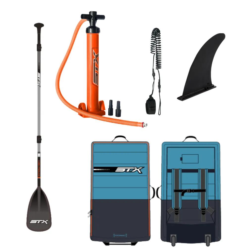 Nafukovací paddleboard SUP STX WS Hybrid Cruiser Family 11'2'' TEAL/ORANGE 3/7