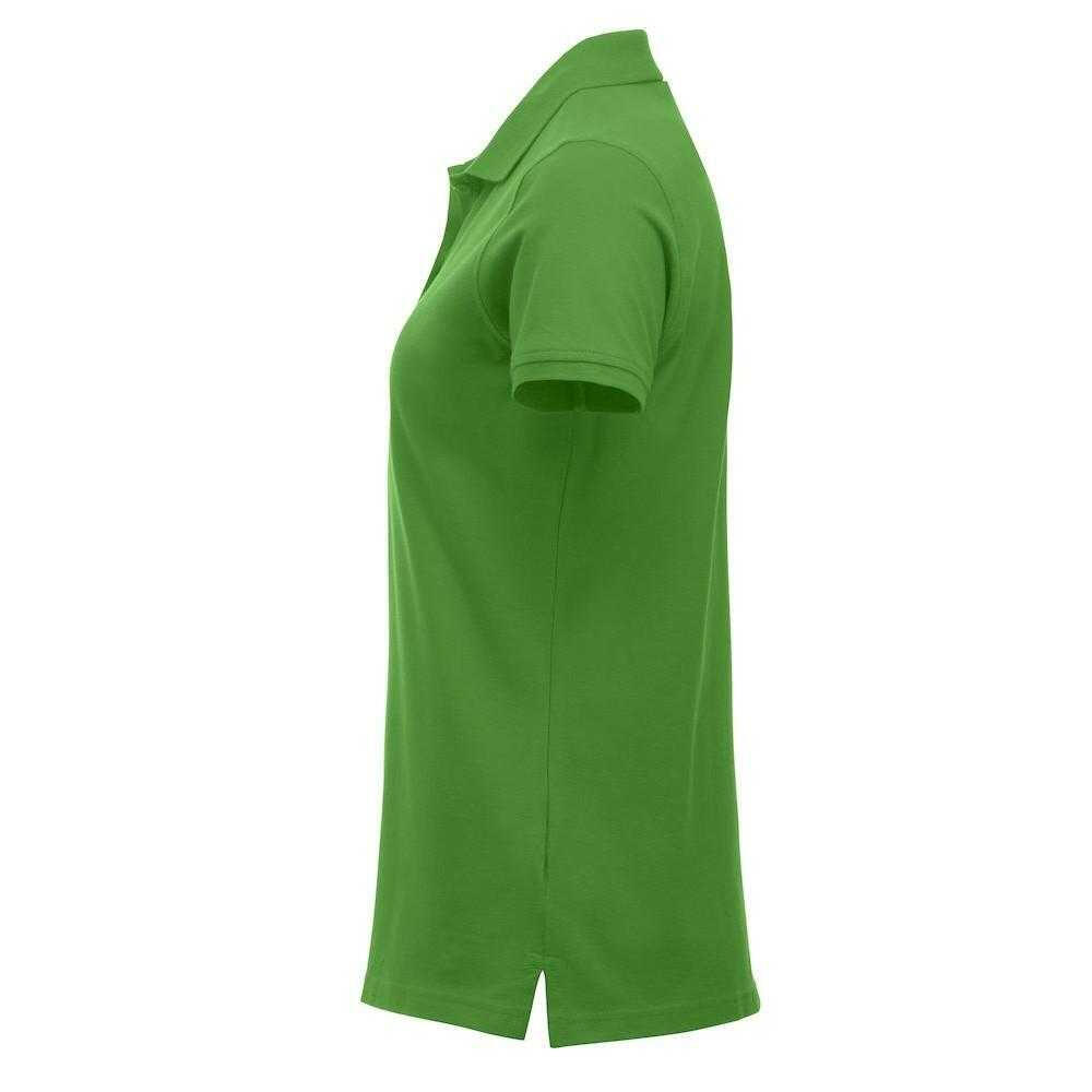 "Marion" Poloshirt für Damen Apfelgrün 3/4