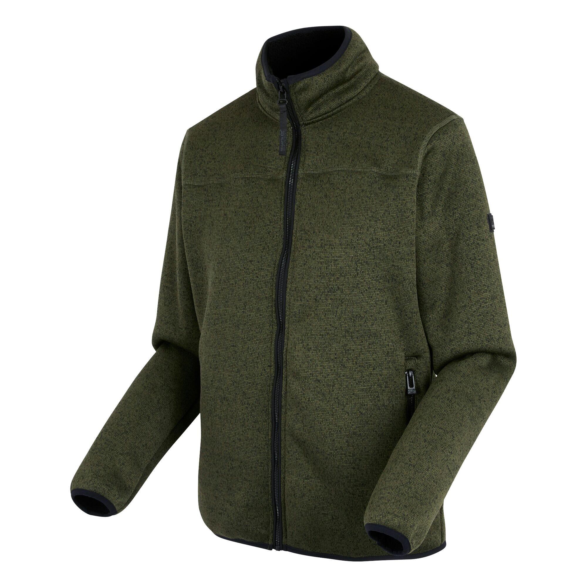 Veste Polaire Col Montant BRANLEIGH Homme (Vert Kaki Foncé) 3/5