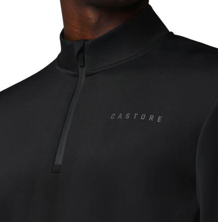 Sweat-shirt Castore Flex à fermeture éclair 1/4, pull de golf pour homme, noir 4/5