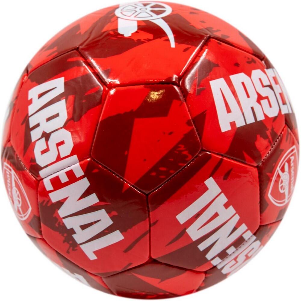 Ballon De Foot Motif/style Londres (Rouge) Taille 5 2/3