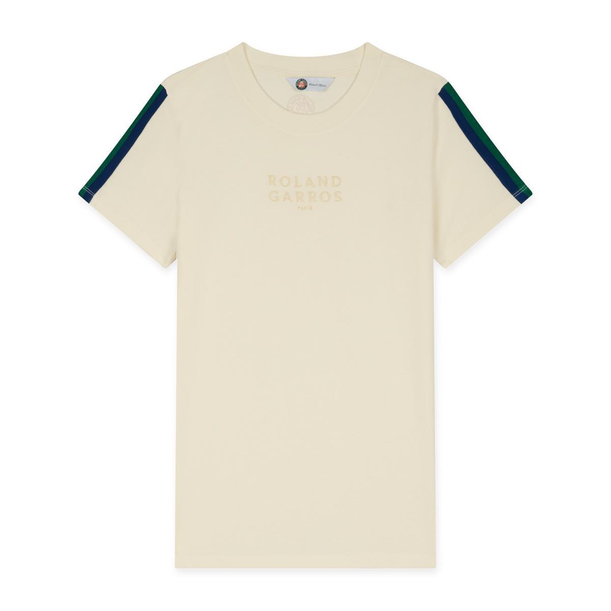 T-shirt Color Line femme Roland-Garros - Ecru 5/5
