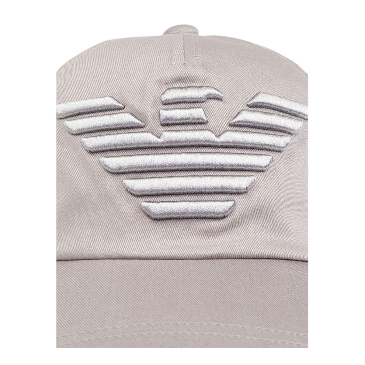 Cappellino Da Baseball Logo Grande Uomo Emporio Armani Beige 3/3