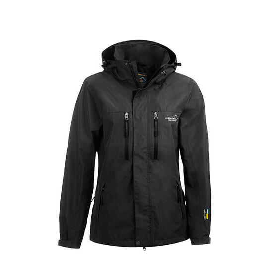 Veste de pluie pour femme noire