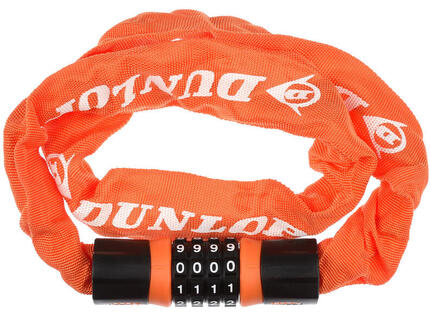 Zapięcie do roweru łańcuch blokada rowerowa na szyfr DUNLOP