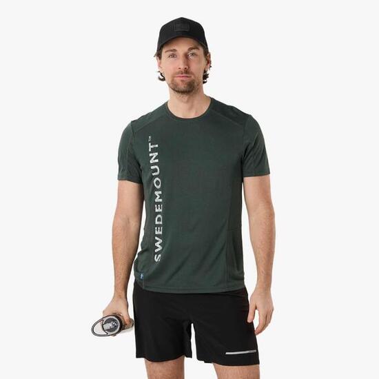 T-Shirt Sintetica Maniche Corte Allenamento Uomo Asciugatura Rapida