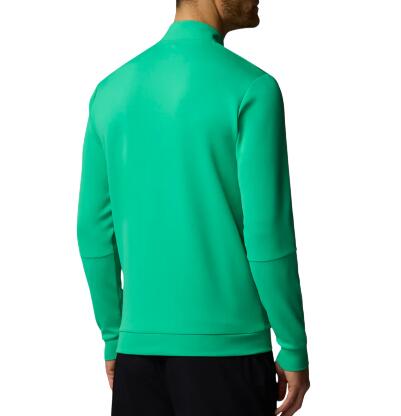 Sweat-shirt Castore Flex à fermeture éclair 1/4, pull de golf pour homme, vert 3/5