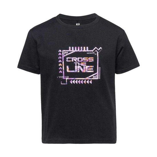 Tshirt CROSS THE LINE DAFI Enfant (Noir)