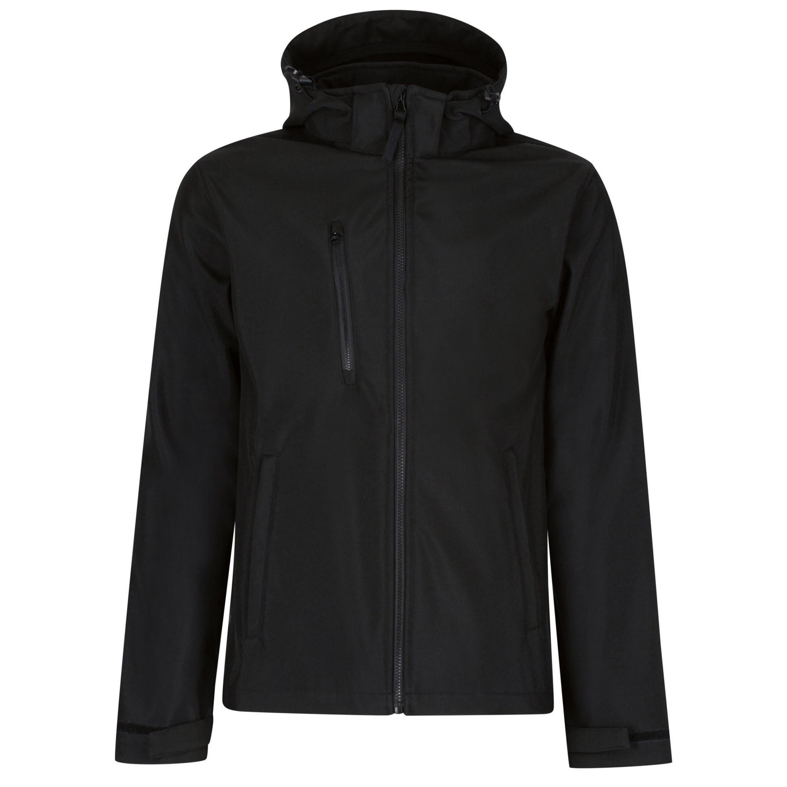 "Venturer" Kapuzenjacke für , 3 Lagen, Softshell Herren Schwarz 2/4