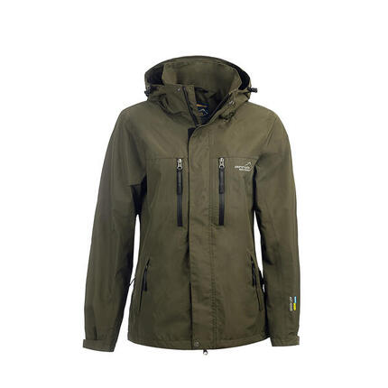 Veste de pluie pour femme olive