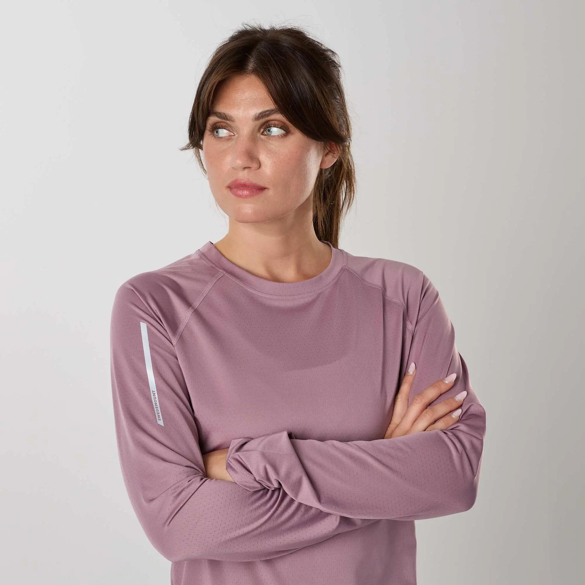 T-Shirt Maniche Lunghe Allenamento Donna Traspirante Core 5/7