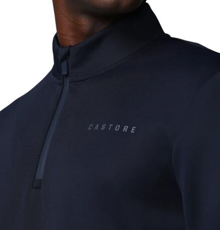 Sweat-shirt Castore Flex à fermeture éclair 1/4, pull de golf pour homme, bleu m 4/4