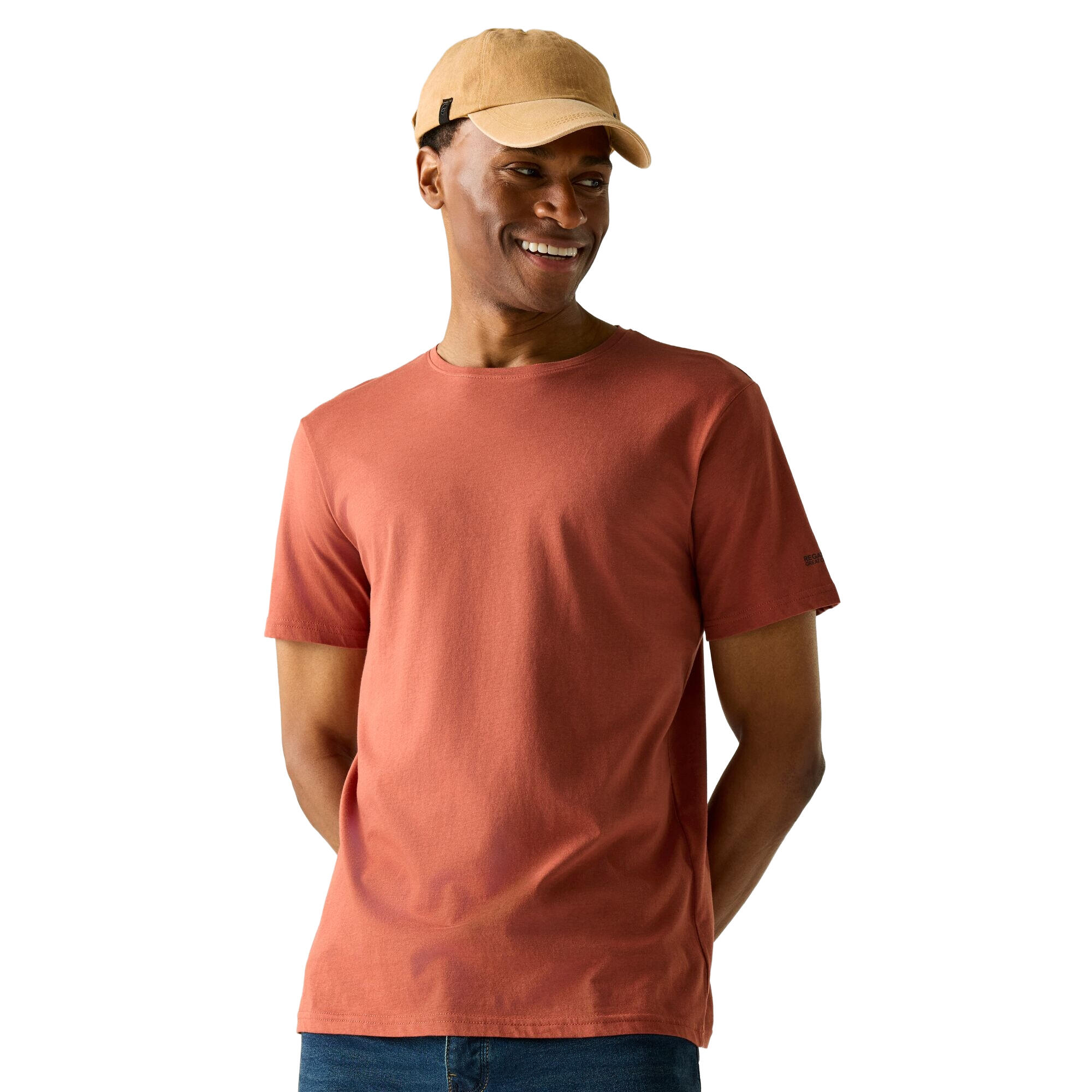 Tshirt De Sport TAIT Homme (Orange Foncé) 4/5