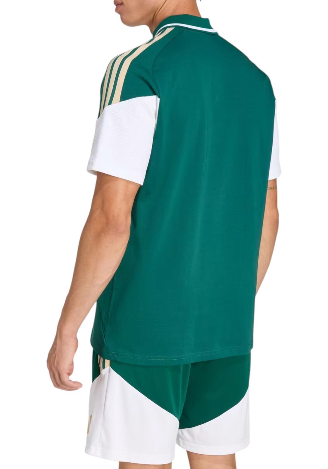 Figc Italia Polo Adidas Green 3/4