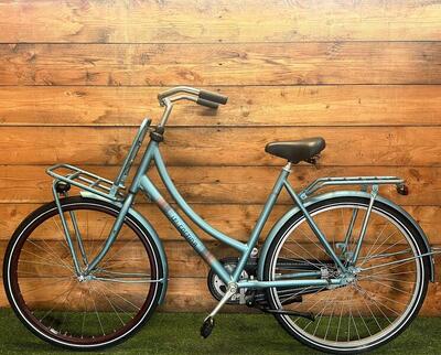 Tweedehands cortina transport stadsfiets bike, blauw