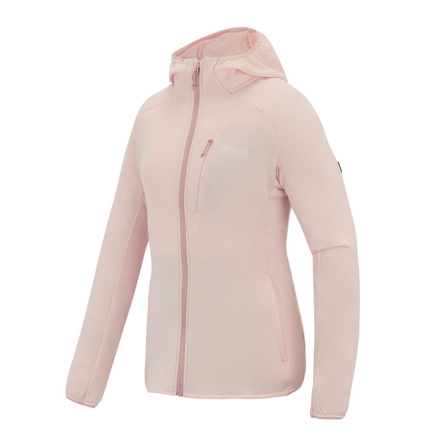 Veste Unie À Capuche Élastiquée KADLEY Femme (Rose Pâle) 3/4