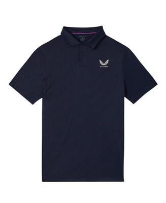 Polo Castore LVS Engineered Knit SS polo da golf da uomo azzurro
