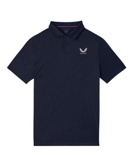 Polo Castore LVS Engineered Knit SS polo da golf da uomo azzurro