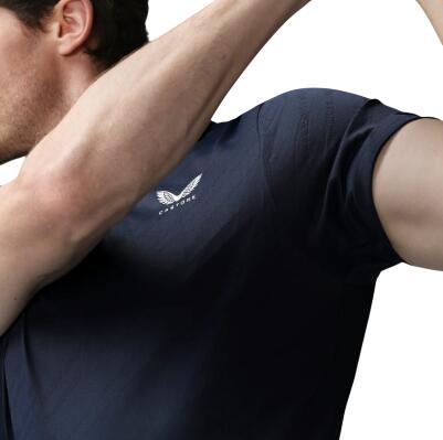 Polo Castore LVS Engineered Knit SS, polo de golf pour homme, bleu marine 4/5