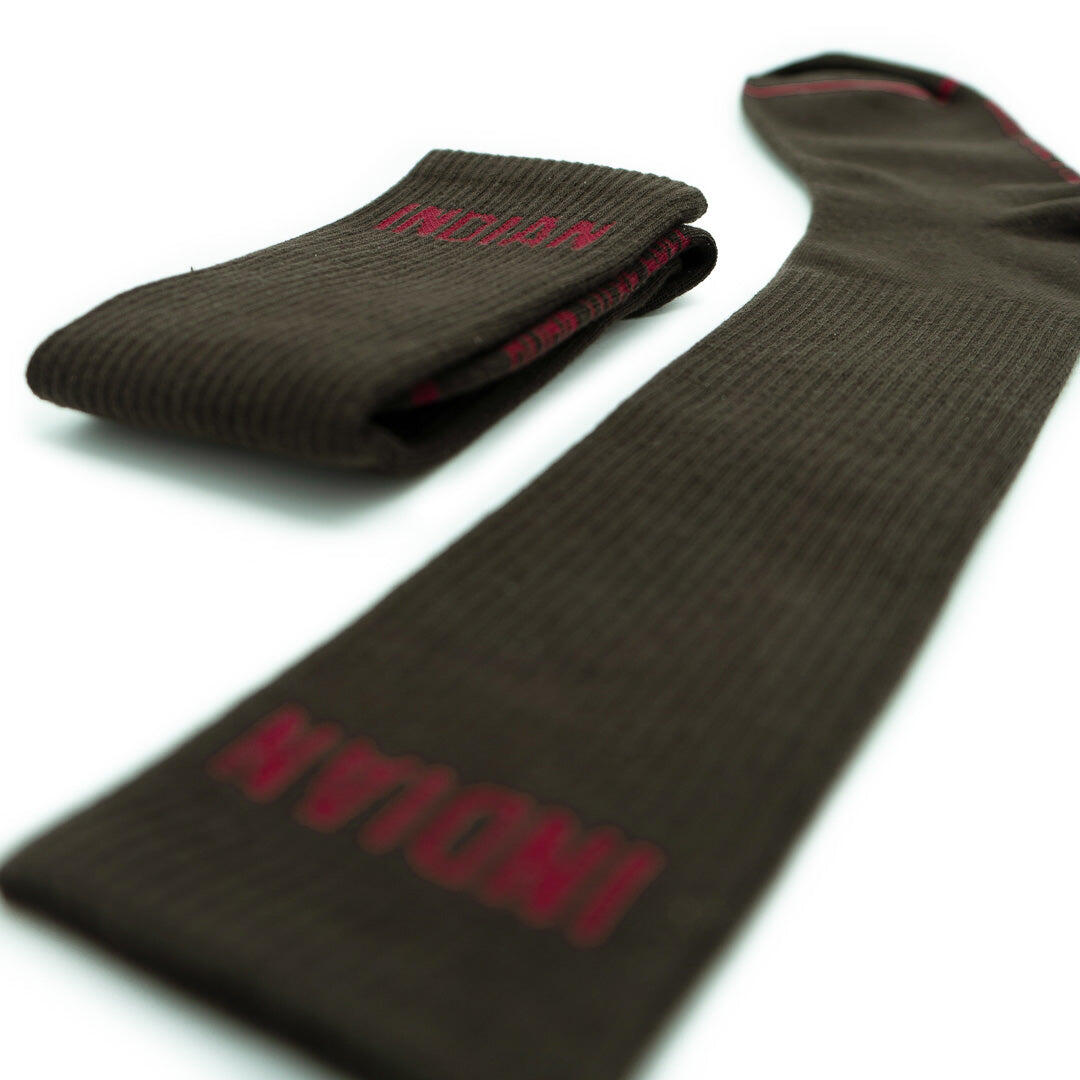 Unisex Calcetines Algodón Transpirables The Indian Face Flow Verde 2/3