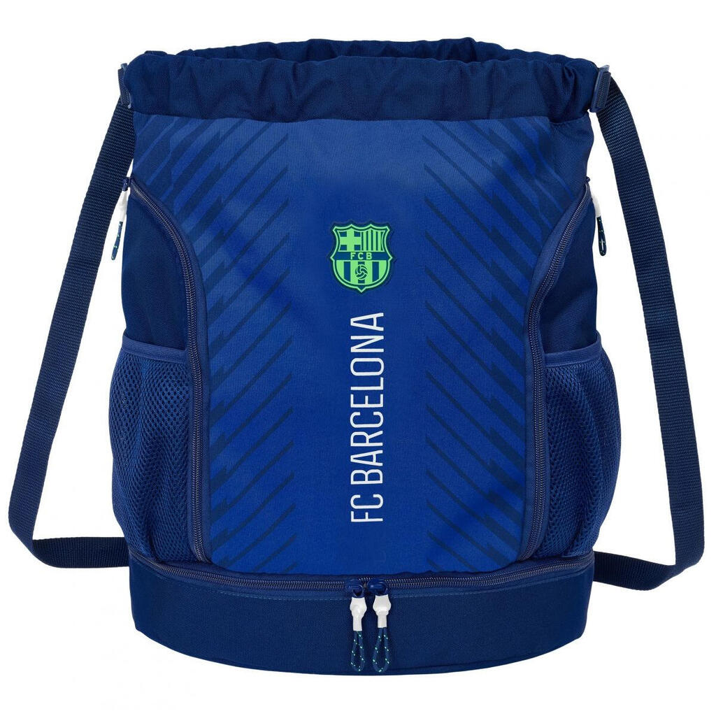 Crest Drawstring Bag (Blue) One Size