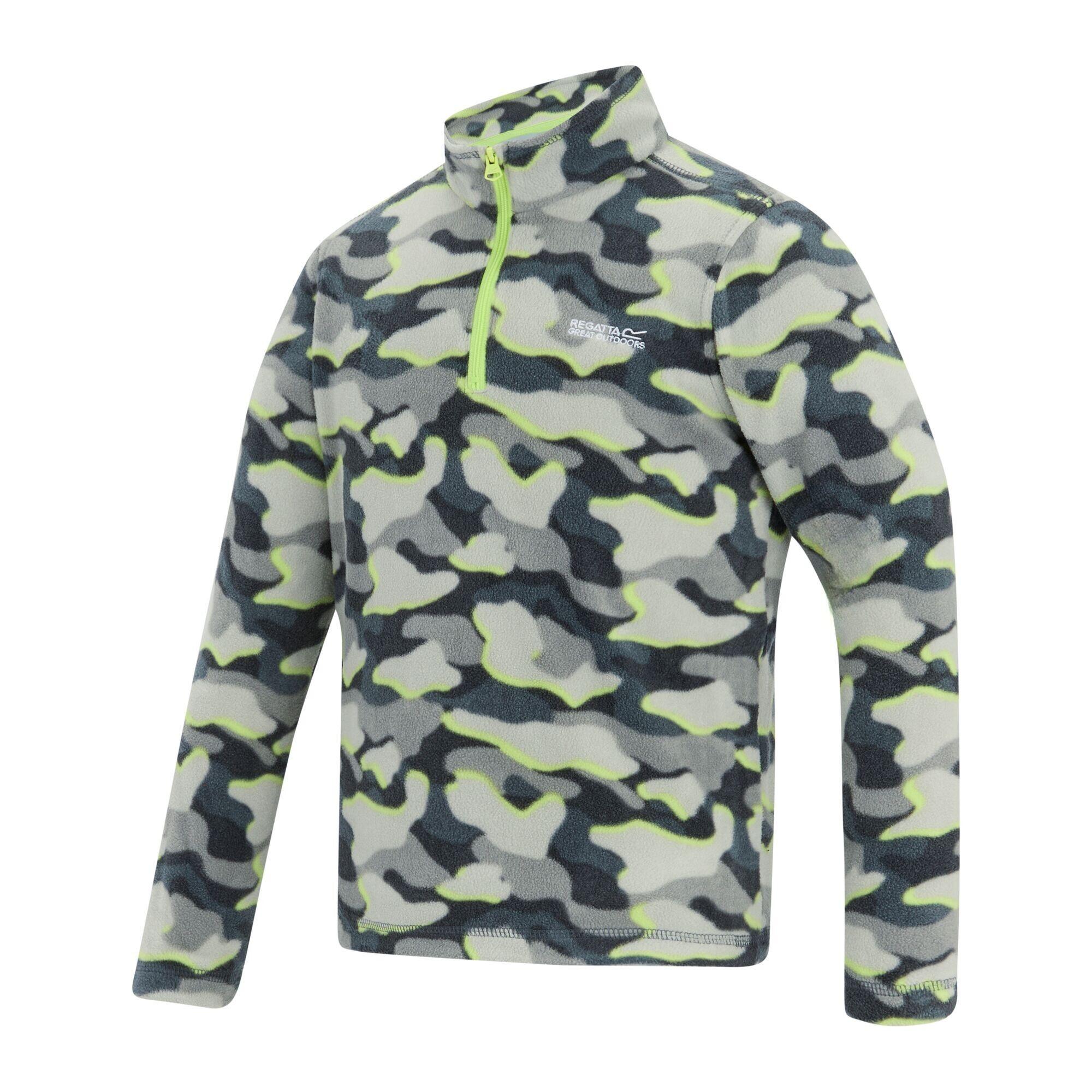 Haut Polaire Motif/style Camouflage HOT SHOT Enfant (Gris Foncé) 3/5