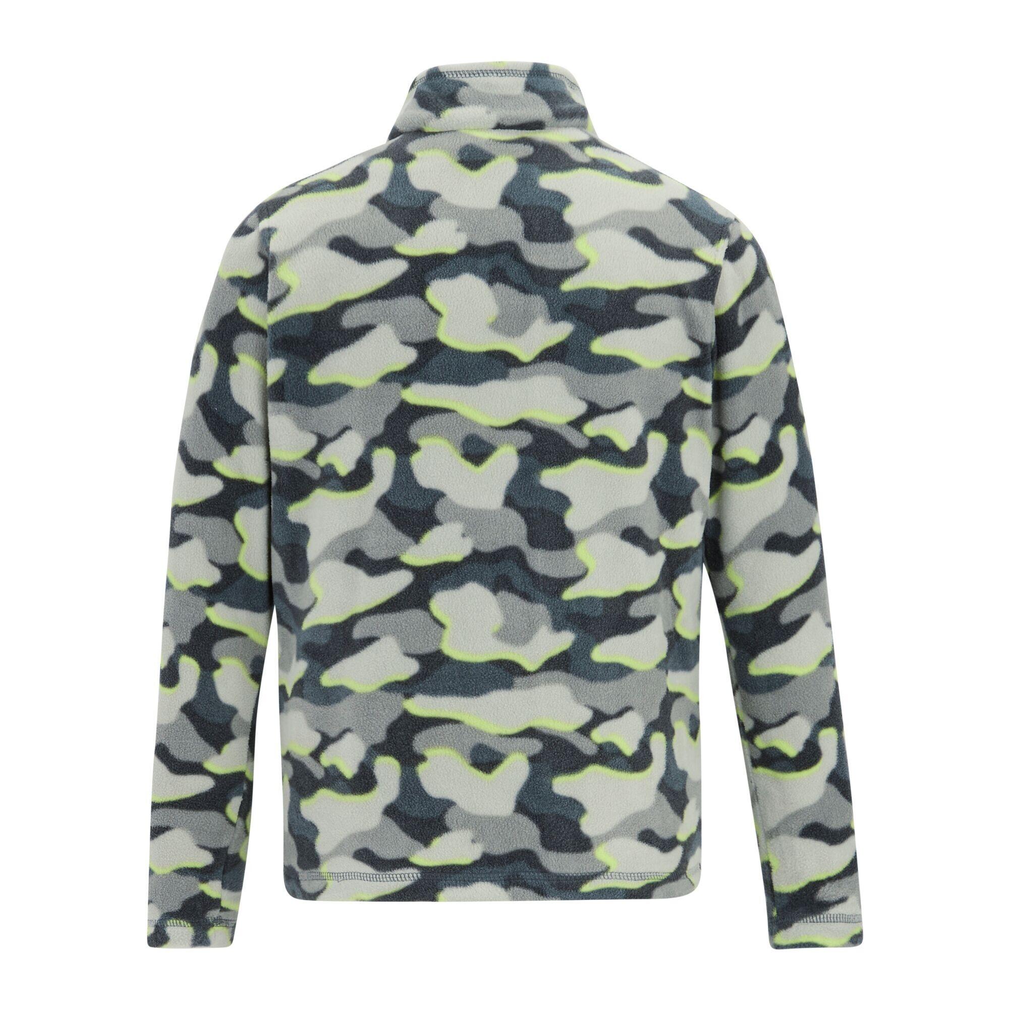 Haut Polaire Motif/style Camouflage HOT SHOT Enfant (Gris Foncé) 2/5