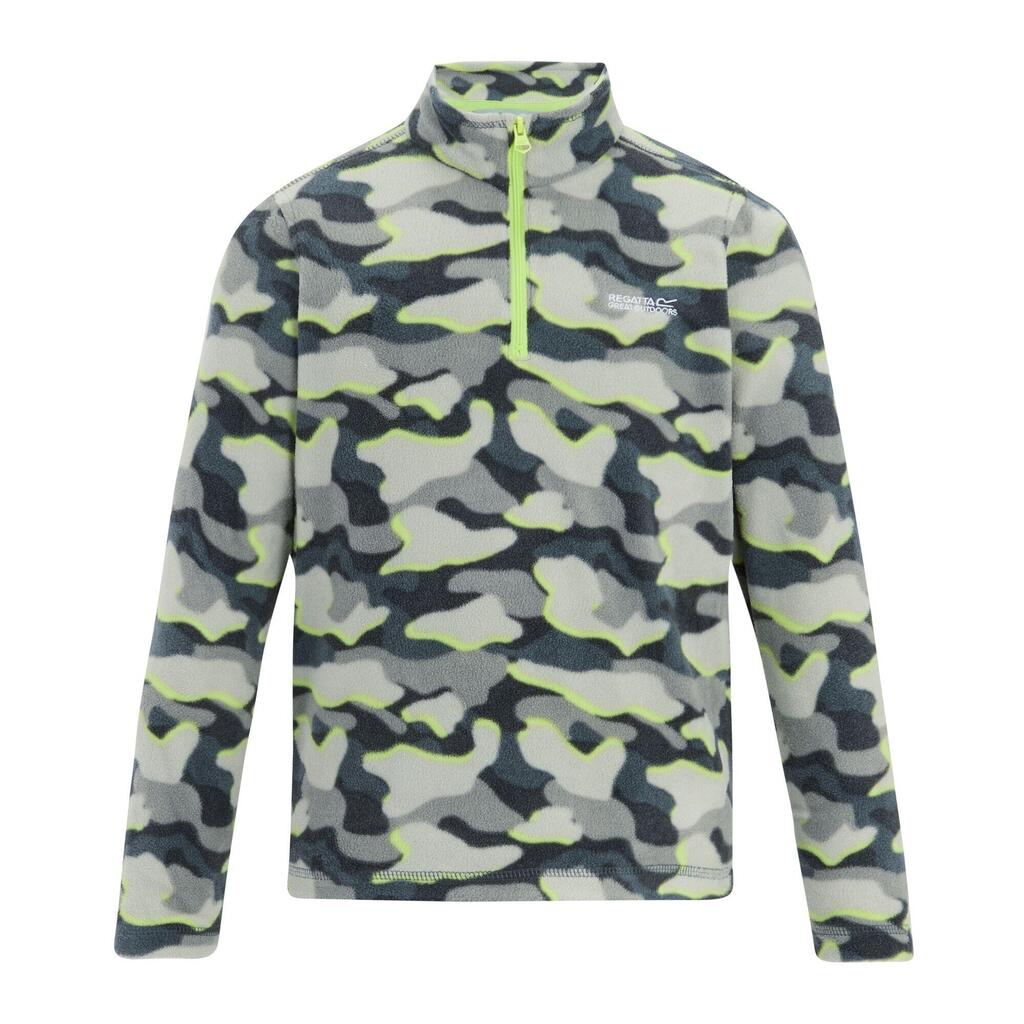 Childrens/Kids Hot Shot II Camo Fleece Top (Dark Storm)