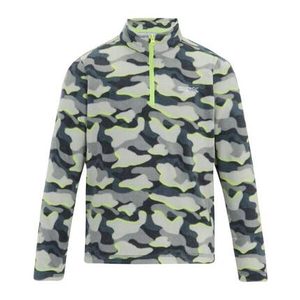 Haut Polaire Motif/style Camouflage HOT SHOT Enfant (Gris Foncé)