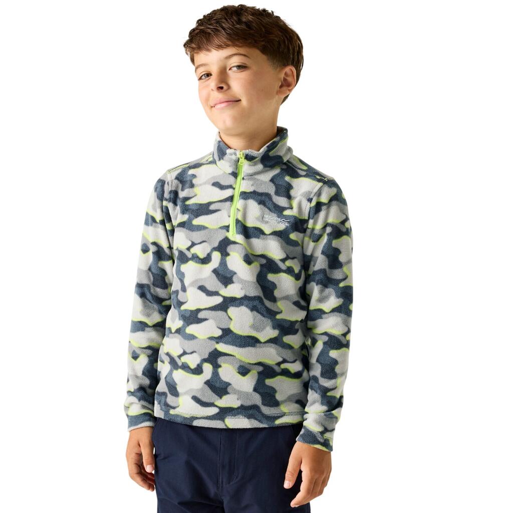 Childrens/Kids Hot Shot II Camo Fleece Top (Dark Storm)